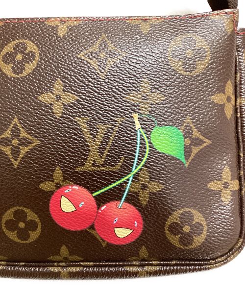 LOUIS VUITTON（ルイ ヴィトン）LOUIS VUITTON (ルイ ヴィトン) 村上隆 (ムラカミタカシ) ×村上隆 モノグラム・チェリー ポシェット・アクセソワール サイズ:-の古着・服飾アイテム
