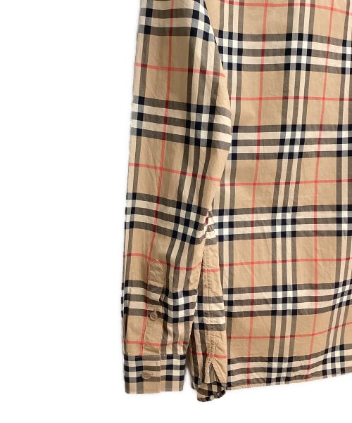 BURBERRY LONDON（バーバリーロンドン）BURBERRY LONDON (バーバリーロンドン) ロゴパッチノヴァチェックシャツ ベージュ サイズ:XSの古着・服飾アイテム