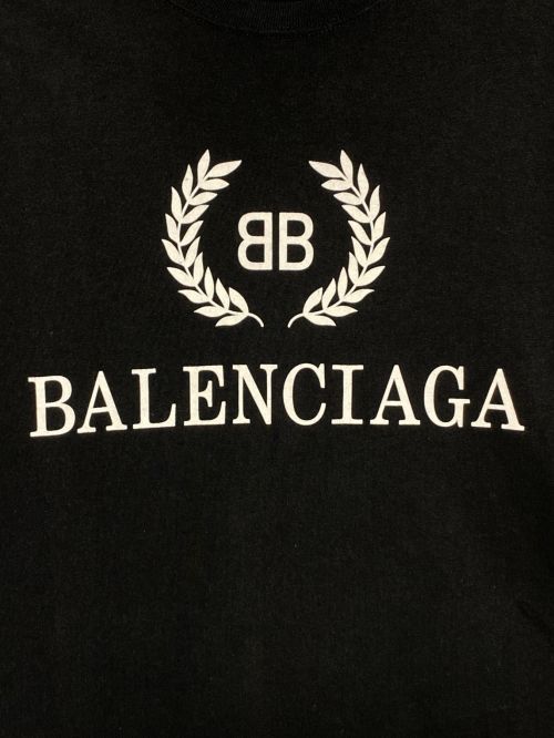 BALENCIAGA（バレンシアガ）BALENCIAGA (バレンシアガ) ロゴTシャツ ブラック サイズ:XXSの古着・服飾アイテム