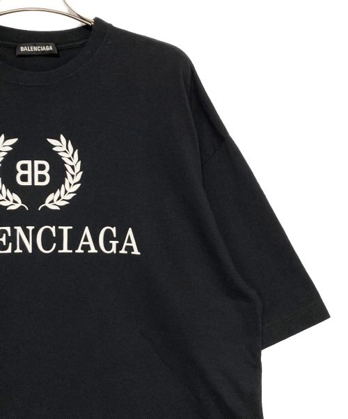BALENCIAGA（バレンシアガ）BALENCIAGA (バレンシアガ) ロゴTシャツ ブラック サイズ:XXSの古着・服飾アイテム