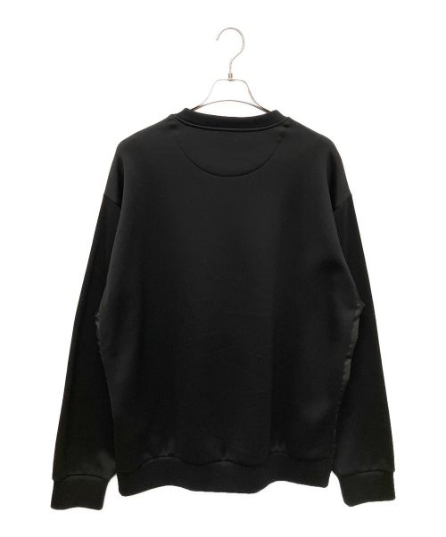 PRADA（プラダ）PRADA (プラダ) テクニカルコットンロゴスウェット ブラック サイズ:Lの古着・服飾アイテム
