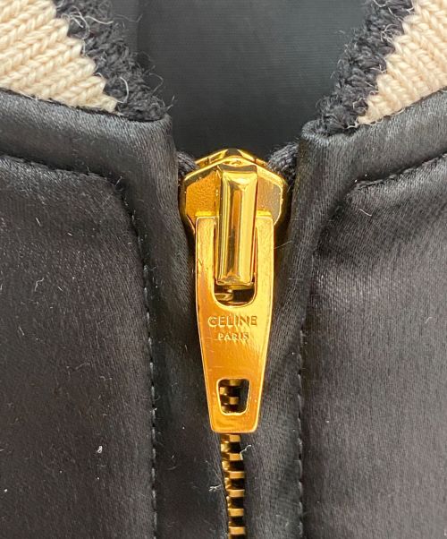 CELINE（セリーヌ）CELINE (セリーヌ) トリオンフカザックスタジャン ブラック サイズ:34の古着・服飾アイテム
