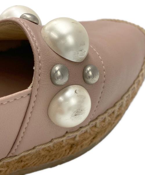 JIMMY CHOO（ジミーチュウ）JIMMY CHOO (ジミーチュウ) エスパドリーユ ピンク サイズ:23.5の古着・服飾アイテム