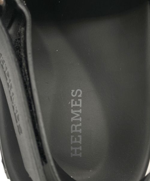 HERMES（エルメス）HERMES (エルメス) サンダル 《エレクトリック》 ブラック サイズ:41の古着・服飾アイテム