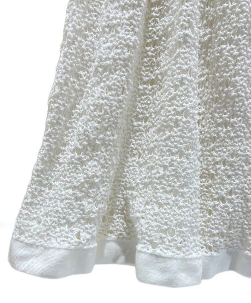CHANEL（シャネル）CHANEL (シャネル) ニットワンピース ホワイト サイズ:36の古着・服飾アイテム