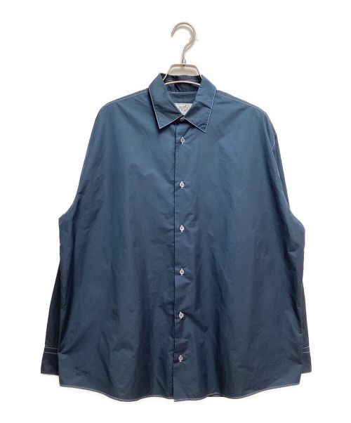 HERMES（エルメス）HERMES (エルメス) セリエ カフスボタンシャツ ネイビー サイズ:38の古着・服飾アイテム