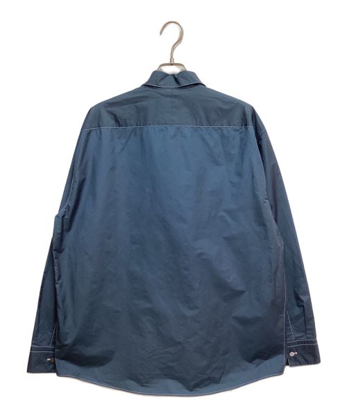 HERMES（エルメス）HERMES (エルメス) セリエ カフスボタンシャツ ネイビー サイズ:38の古着・服飾アイテム