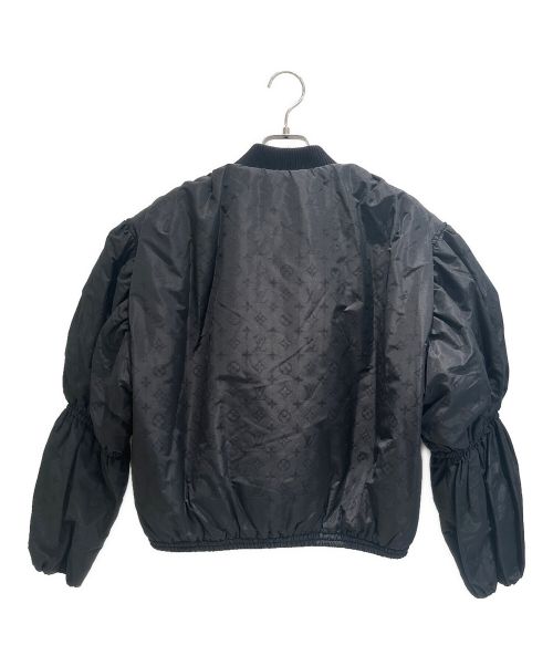 LOUIS VUITTON（ルイ ヴィトン）LOUIS VUITTON (ルイ ヴィトン) ビショップスリーブボマージャケット ブラック サイズ:36の古着・服飾アイテム