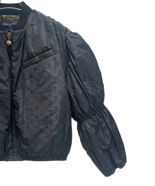 LOUIS VUITTON（ルイ ヴィトン）LOUIS VUITTON (ルイ ヴィトン) ビショップスリーブボマージャケット ブラック サイズ:36の古着・服飾アイテム