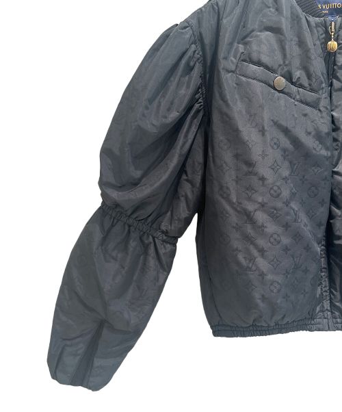 LOUIS VUITTON（ルイ ヴィトン）LOUIS VUITTON (ルイ ヴィトン) ビショップスリーブボマージャケット ブラック サイズ:36の古着・服飾アイテム