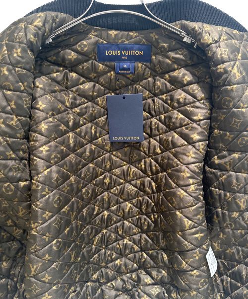 LOUIS VUITTON（ルイ ヴィトン）LOUIS VUITTON (ルイ ヴィトン) ビショップスリーブボマージャケット ブラック サイズ:36の古着・服飾アイテム