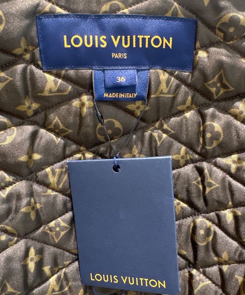 LOUIS VUITTON（ルイ ヴィトン）LOUIS VUITTON (ルイ ヴィトン) ビショップスリーブボマージャケット ブラック サイズ:36の古着・服飾アイテム
