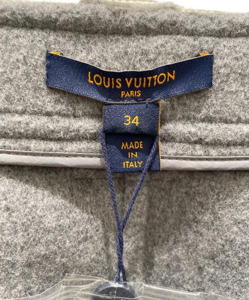 LOUIS VUITTON（ルイ ヴィトン）LOUIS VUITTON (ルイ ヴィトン) モノグラムジャイアントウールスカート グレー サイズ:34の古着・服飾アイテム