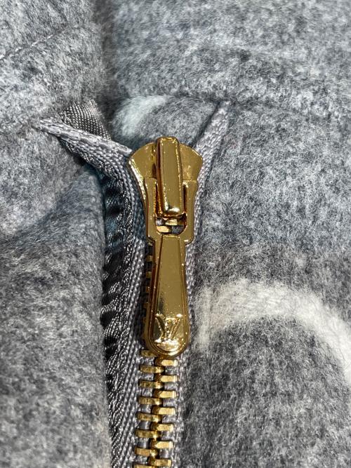 LOUIS VUITTON（ルイ ヴィトン）LOUIS VUITTON (ルイ ヴィトン) モノグラムジャイアントウールスカート グレー サイズ:34の古着・服飾アイテム