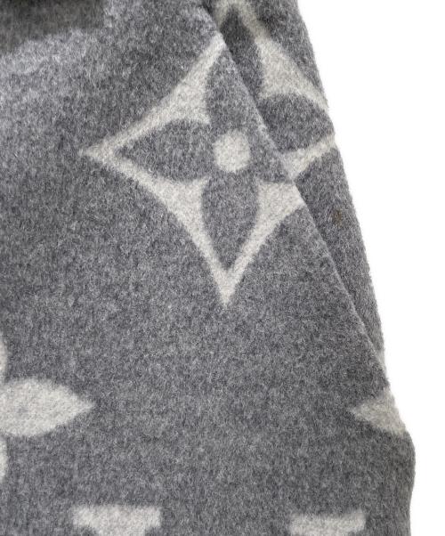 LOUIS VUITTON（ルイ ヴィトン）LOUIS VUITTON (ルイ ヴィトン) モノグラムジャイアントウールスカート グレー サイズ:34の古着・服飾アイテム