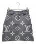 LOUIS VUITTON（ルイ ヴィトン）の古着「モノグラムジャイアントウールスカート」｜グレー