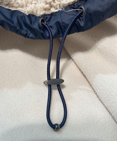 Christian Dior（クリスチャン ディオール）Christian Dior (クリスチャン ディオール) Anorak Fleece Hoodie ベージュ×ネイビー サイズ:Sの古着・服飾アイテム