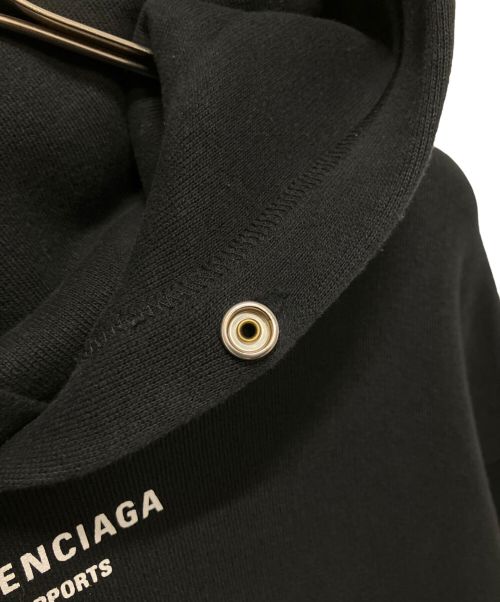 BALENCIAGA（バレンシアガ）BALENCIAGA (バレンシアガ) WFPロゴパーカー ブラック サイズ:XXSの古着・服飾アイテム
