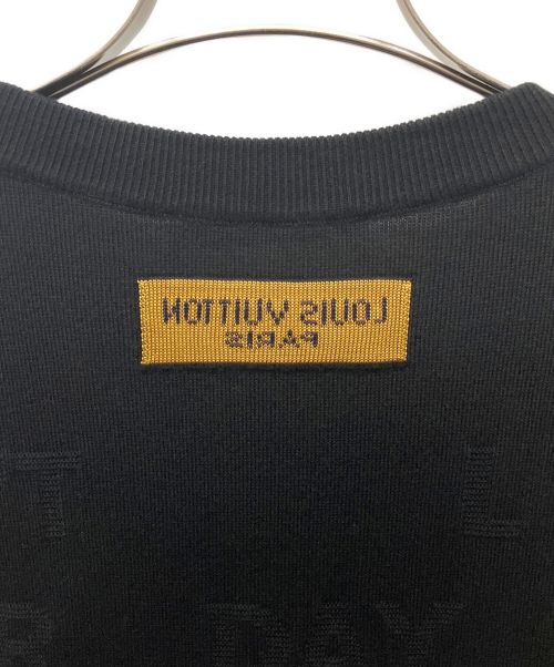 LOUIS VUITTON（ルイ ヴィトン）LOUIS VUITTON (ルイ ヴィトン) ロゴニットレターTシャツ/ヴァージルアブロー ブラック サイズ:Lの古着・服飾アイテム