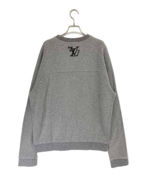LOUIS VUITTON（ルイ ヴィトン）LOUIS VUITTON (ルイ ヴィトン) NIGO (二ゴー) スクエアードLVスウェット グレー サイズ:Lの古着・服飾アイテム