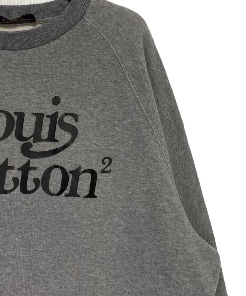 LOUIS VUITTON（ルイ ヴィトン）LOUIS VUITTON (ルイ ヴィトン) NIGO (二ゴー) スクエアードLVスウェット グレー サイズ:Lの古着・服飾アイテム