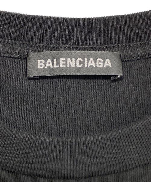 BALENCIAGA（バレンシアガ）BALENCIAGA (バレンシアガ) BBロゴプリントTシャツ ブラック サイズ:Sの古着・服飾アイテム