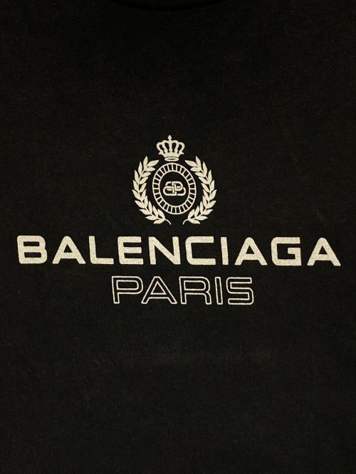 BALENCIAGA（バレンシアガ）BALENCIAGA (バレンシアガ) BBロゴプリントTシャツ ブラック サイズ:Sの古着・服飾アイテム
