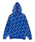 BALENCIAGA（バレンシアガ）の古着「LOGO HOODIE（ロゴフーディー）」｜ブルー