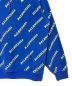中古・古着 BALENCIAGA (バレンシアガ) LOGO HOODIE（ロゴフーディー） ブルー サイズ:XXS：45000円