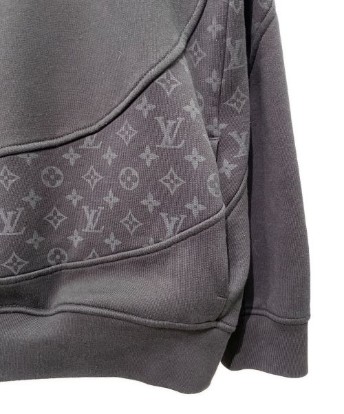 LOUIS VUITTON（ルイ ヴィトン）LOUIS VUITTON (ルイ ヴィトン) モノグラム サークルカット パーカー ブラック サイズ:XLの古着・服飾アイテム