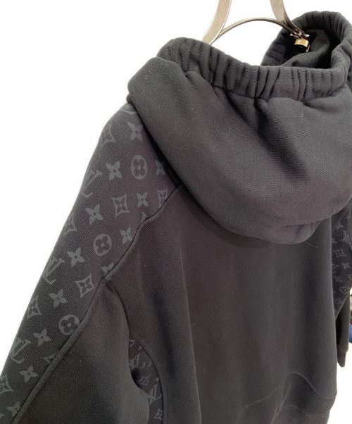 LOUIS VUITTON（ルイ ヴィトン）LOUIS VUITTON (ルイ ヴィトン) モノグラム サークルカット パーカー ブラック サイズ:XLの古着・服飾アイテム
