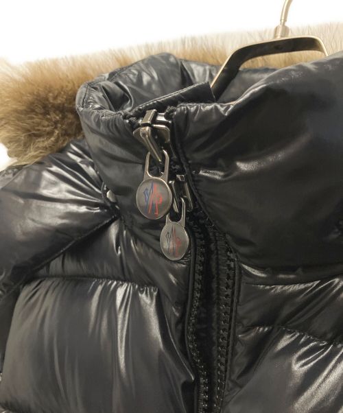 MONCLER（モンクレール）MONCLER (モンクレール) MAYA FUR/ダウンジャケット ネイビー サイズ:2の古着・服飾アイテム