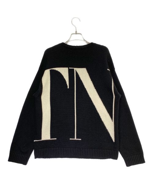 VALENTINO（ヴァレンティノ）VALENTINO (ヴァレンティノ) ロゴニット ブラック サイズ:Lの古着・服飾アイテム