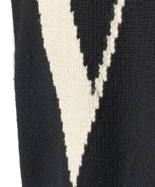 VALENTINO（ヴァレンティノ）VALENTINO (ヴァレンティノ) ロゴニット ブラック サイズ:Lの古着・服飾アイテム
