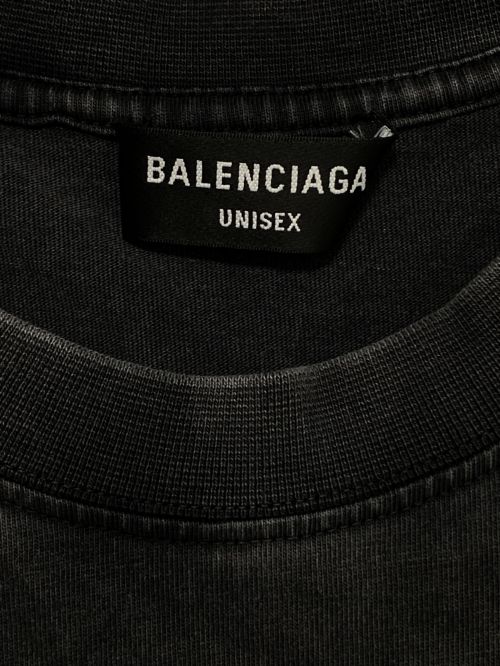 BALENCIAGA（バレンシアガ）BALENCIAGA (バレンシアガ) ヴィンテージロゴTシャツ グレー サイズ:XLの古着・服飾アイテム