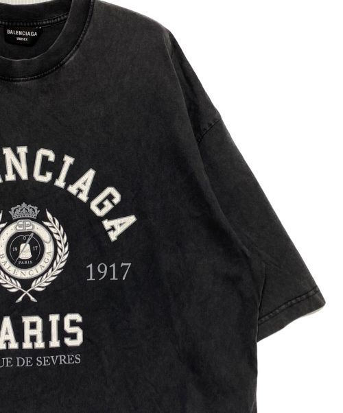 BALENCIAGA（バレンシアガ）BALENCIAGA (バレンシアガ) ヴィンテージロゴTシャツ グレー サイズ:XLの古着・服飾アイテム