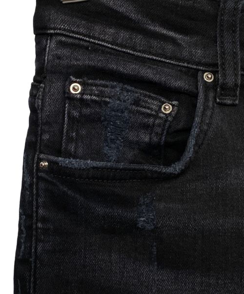 AMIRI（アミリ）AMIRI (アミリ) ダメージスキニーパンツ ブラック サイズ:W29(73.5cm)の古着・服飾アイテム