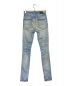 AMIRI (アミリ) ダメージワッペンスキニーパンツ サイズ:71cm(W28)：55000円