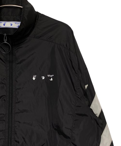 OFFWHITE（オフホワイト）OFFWHITE (オフホワイト) DIAGONALS TRACK JACKET ブラック サイズ:XXLの古着・服飾アイテム