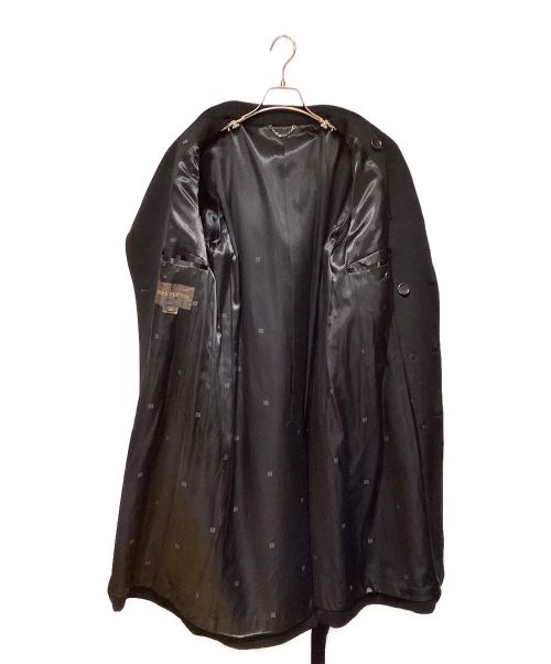 LOUIS VUITTON（ルイ ヴィトン）LOUIS VUITTON (ルイ ヴィトン) Wool Cashmere Long Coat（ウールカシミヤロングコート） ブラック サイズ:52の古着・服飾アイテム