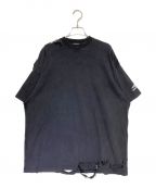 BALENCIAGAバレンシアガ）の古着「OVERSIZED REPAIRED T-SHIRT」｜グレー