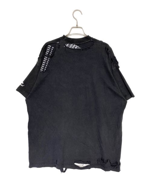 BALENCIAGA（バレンシアガ）BALENCIAGA (バレンシアガ) OVERSIZED REPAIRED T-SHIRT グレー サイズ:Lの古着・服飾アイテム