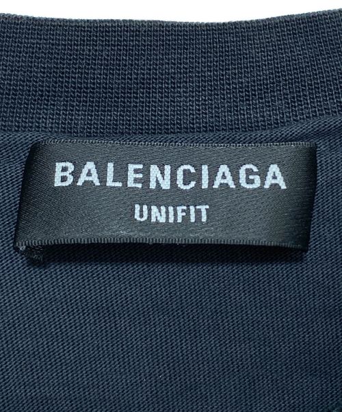 BALENCIAGA（バレンシアガ）BALENCIAGA (バレンシアガ) OVERSIZED REPAIRED T-SHIRT グレー サイズ:Lの古着・服飾アイテム