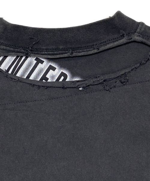BALENCIAGA（バレンシアガ）BALENCIAGA (バレンシアガ) OVERSIZED REPAIRED T-SHIRT グレー サイズ:Lの古着・服飾アイテム
