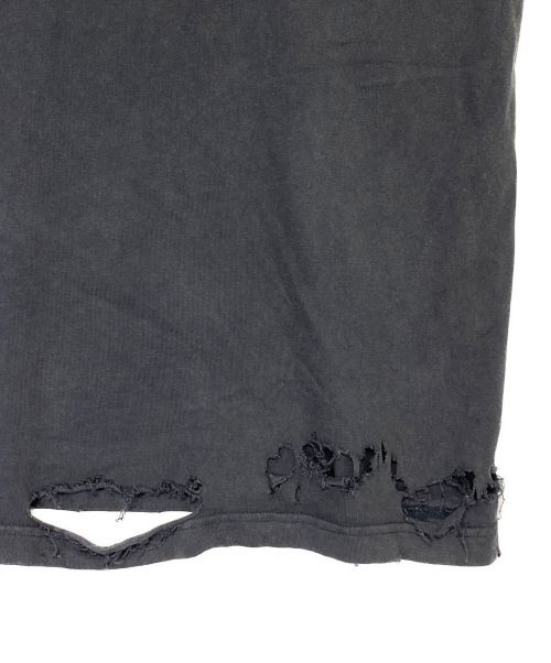 BALENCIAGA（バレンシアガ）BALENCIAGA (バレンシアガ) OVERSIZED REPAIRED T-SHIRT グレー サイズ:Lの古着・服飾アイテム