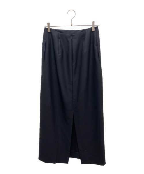 THE ROW（ザ ロウ）THE ROW (ザ ロウ) バックスリットウールロングスカート ブラック サイズ:２の古着・服飾アイテム