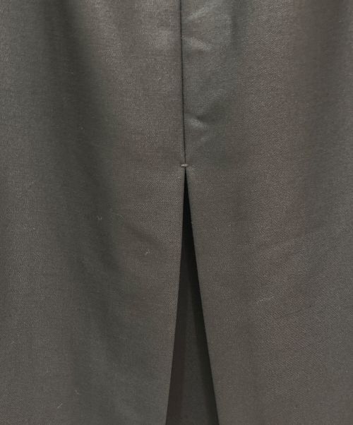 THE ROW（ザ ロウ）THE ROW (ザ ロウ) バックスリットウールロングスカート ブラック サイズ:２の古着・服飾アイテム