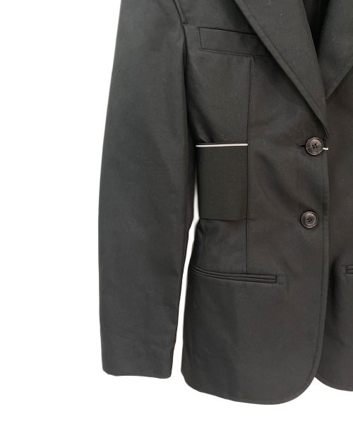 ALEXANDER WANG（アレキサンダー・ワン）ALEXANDER WANG (アレキサンダーワン) LOGO ELASTIC BLAZER ブラック サイズ:０の古着・服飾アイテム