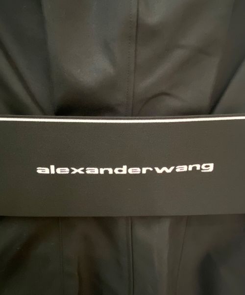 ALEXANDER WANG（アレキサンダー・ワン）ALEXANDER WANG (アレキサンダーワン) LOGO ELASTIC BLAZER ブラック サイズ:０の古着・服飾アイテム