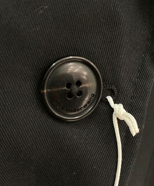 ALEXANDER WANG（アレキサンダー・ワン）ALEXANDER WANG (アレキサンダーワン) LOGO ELASTIC BLAZER ブラック サイズ:０の古着・服飾アイテム